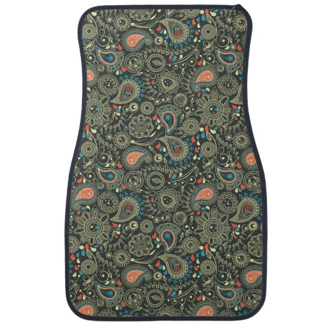 Elegant Pattern Car Floor Mat (Front)