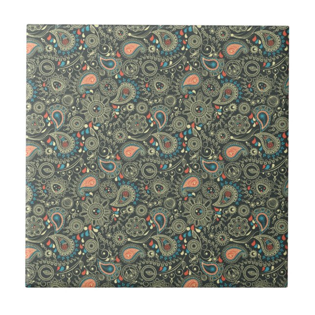 Elegant Pattern Ceramic Tile (Front)