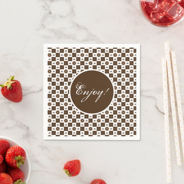 Elegant Pattern Design Napkins (Insitu)
