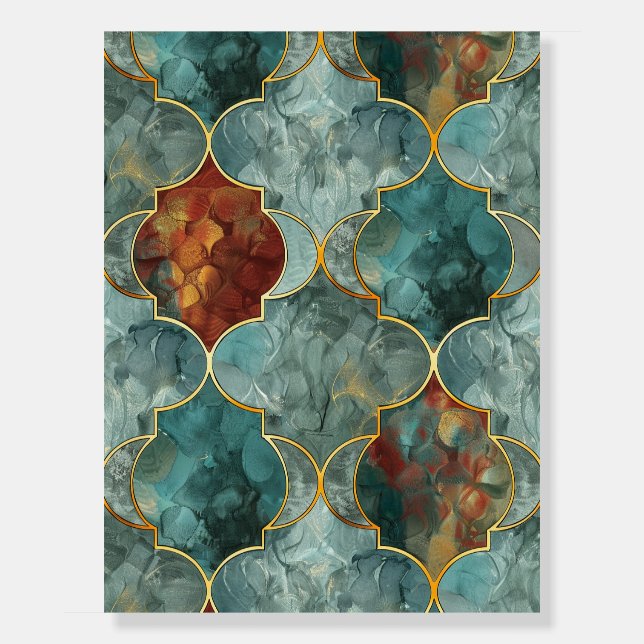 Elegant Pattern  Foam Board (Front)