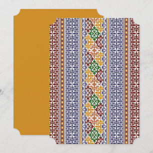 elegant pattern invitation