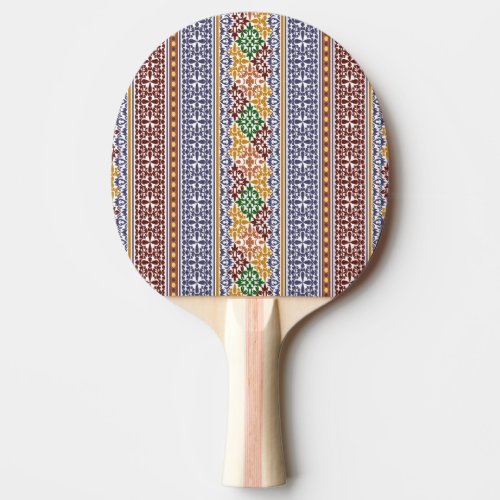 elegant pattern ping pong paddle