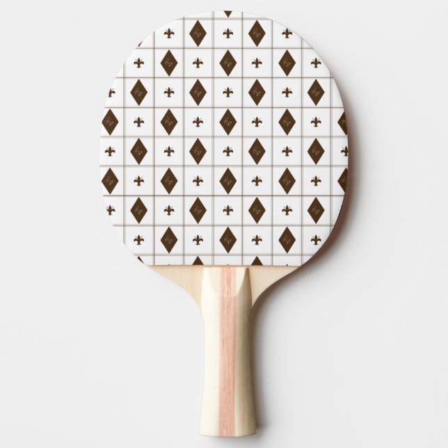 Elegant Pattern  Ping Pong Paddle (Front)