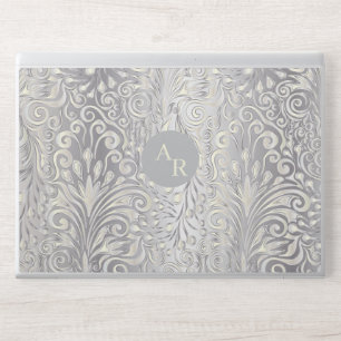 Elegant Pattern Pink Monogram HP Laptop Skin