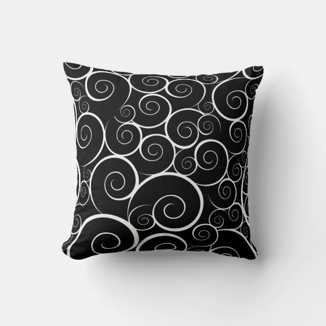 Elegant Pattern Throw Pillow (Front)