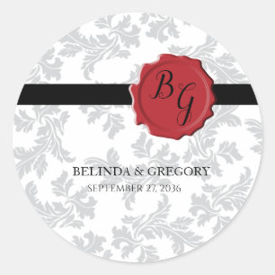Elegant Pattern & Wax Seal Wedding 