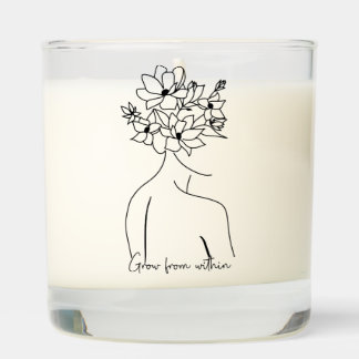 Elegant Patterned Candle