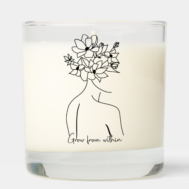 Elegant Patterned Candle (Right)