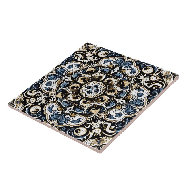 Elegant Patterned Decorative Tiles (Side)