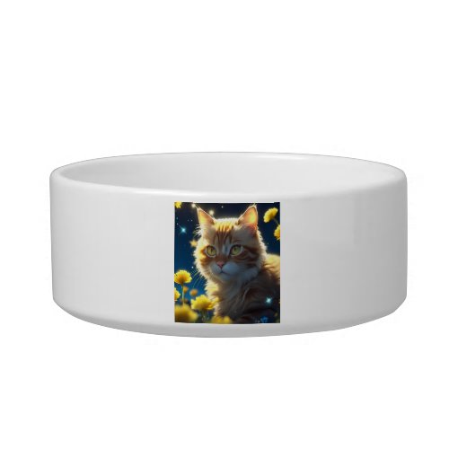 Elegant Paws _ Personalized Ceramic Pet Bowl