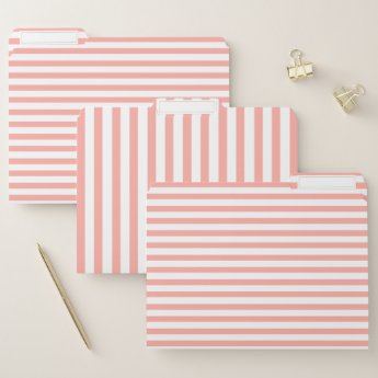 Elegant Peach Cabana Stripes