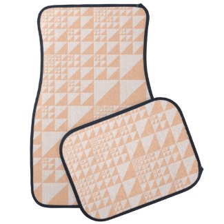 Elegant Peachy Light Pink Small Geometric Art