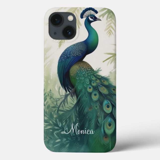 Elegant Peacock  Case-Mate iPhone Case (Back)