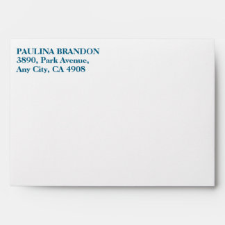 Elegant Peacock Designed Wedding  Envelope