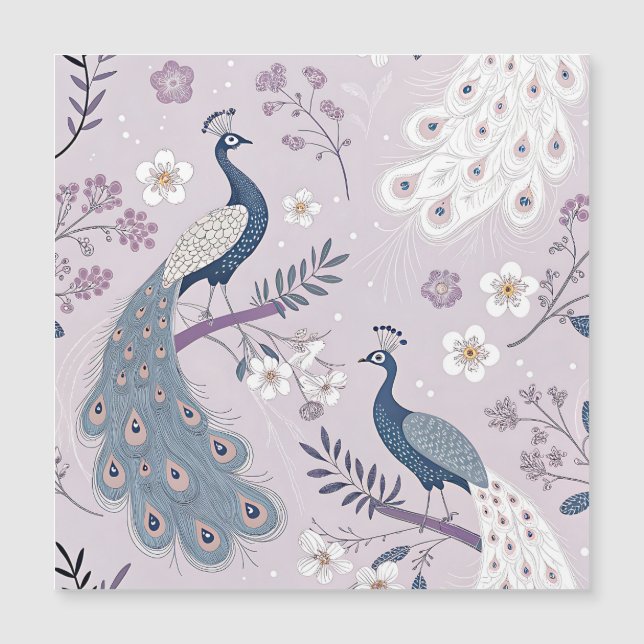 Elegant Peacock Floral Vintage (11) (Front)