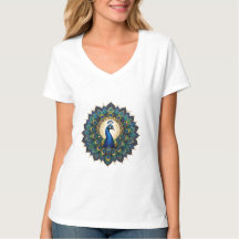 Elegant Peacock Mandala Toddler T-Shirt | Colorful