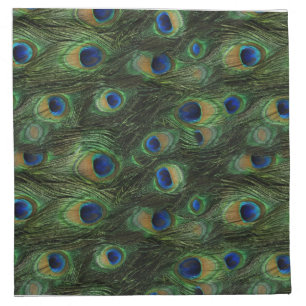 Elegant Peacock Napkins