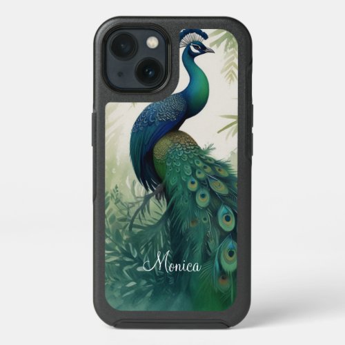 Elegant Peacock  iPhone 13 Case