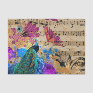 Elegant Peacock Tissue Paper