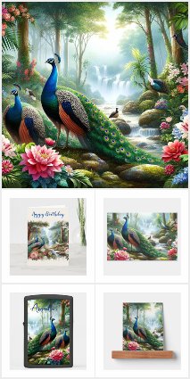 Elegant Peacocks