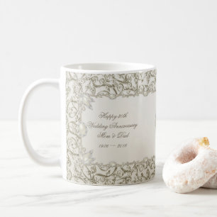 Elegant Pearl 30th Wedding Anniversary Coffee Mug