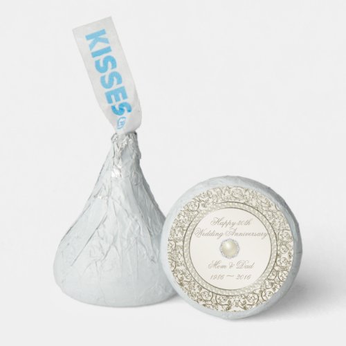 Elegant Pearl 30th Wedding Anniversary Hersheys Kisses