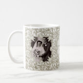 Elegant Pearl 30th Wedding Anniversary Photo Coffee Mug (Left)