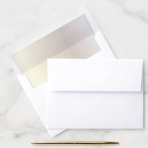 Elegant Pearl Tone Wedding   Anniversary Envelope Liner
