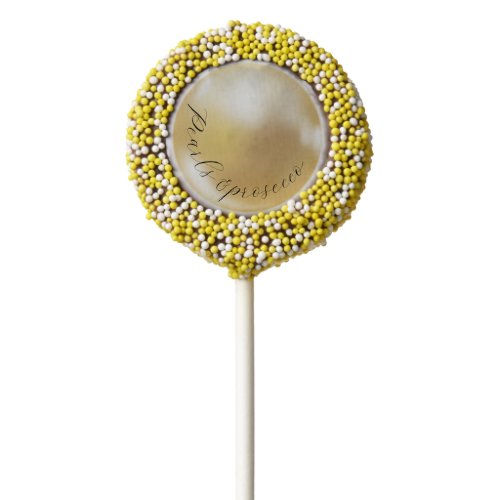 Elegant Pearls and prosecco bridal shower  Chocolate Covered Oreo Pop