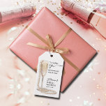 Elegant Pearls and Prosecco Bridal Shower Gift Tags<br><div class="desc">These Pearls and Prosecco gift tags add a touch of elegance to any bridal shower favor or present. The tags feature pearls draped from a champagne glass,  a perfect design for your brunch and bubbly bridal shower. MATCHING items in our collection.</div>
