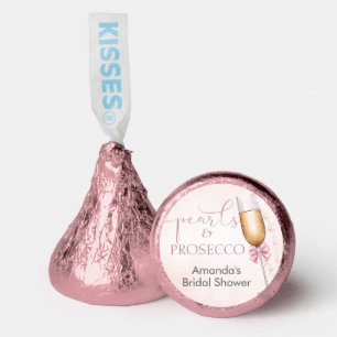 Elegant Pearls and Prosecco Bridal Shower Hershey®'s Kisses®