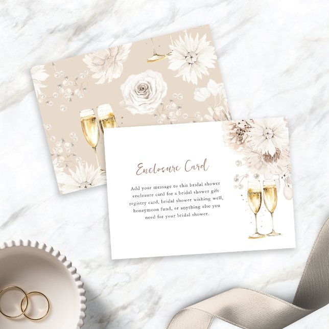 Elegant Pearls and Prosecco Enclosure Card (Elegant Pearls and Prosecco Enclosure Card
)