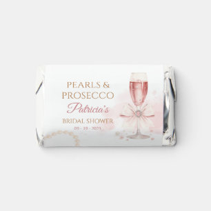 Elegant Pearls & Prosecco Bridal Shower Hershey's Miniatures