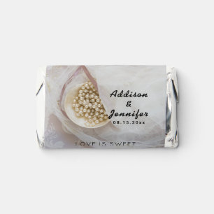 Elegant PEARLS Wedding chocolate favors