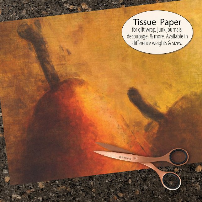 Elegant Pears Painting Tissue Paper (Tissue paper for gift wrap and decoupage)