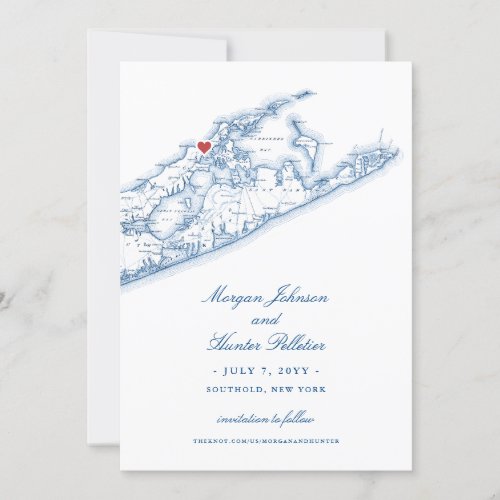 Elegant Peconic Bay Yacht Club Wedding Save The Date