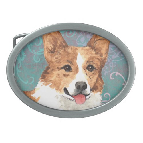 Elegant Pembroke Welsh Corgi Belt Buckle