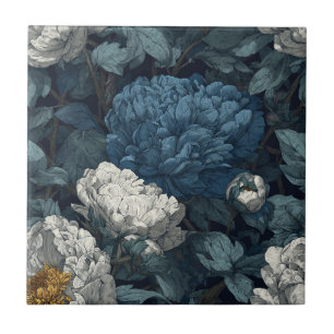 Elegant Peonies Ceramic Tiles For Tiled Surface