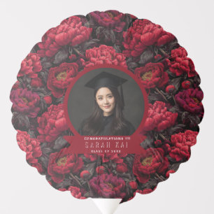 Elegant Peonies Floral Certified Nurse Balloon