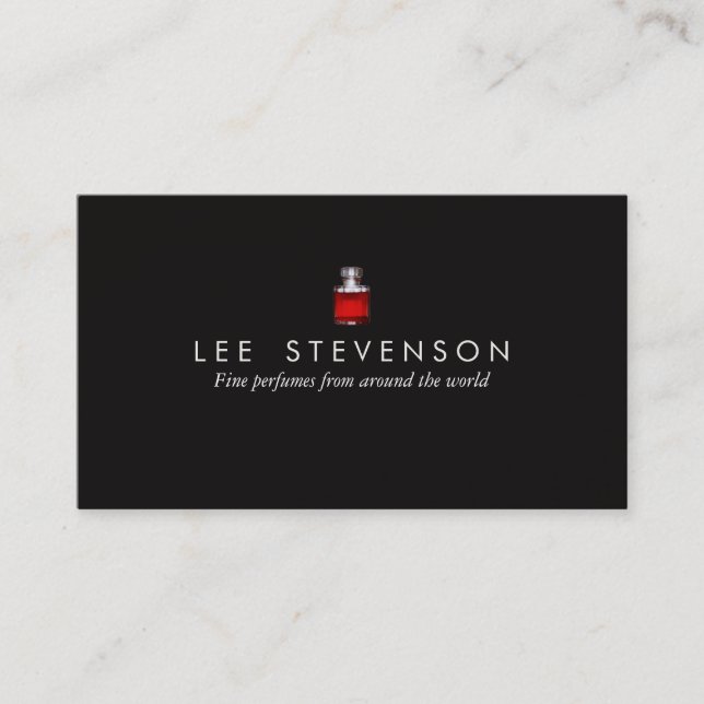 Elegant Perfume Business Card (Front)