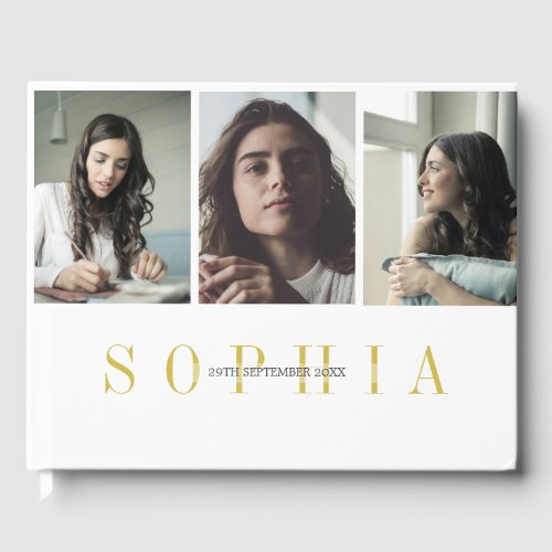 Elegant Personal 3 Photo Bat Mitzvah