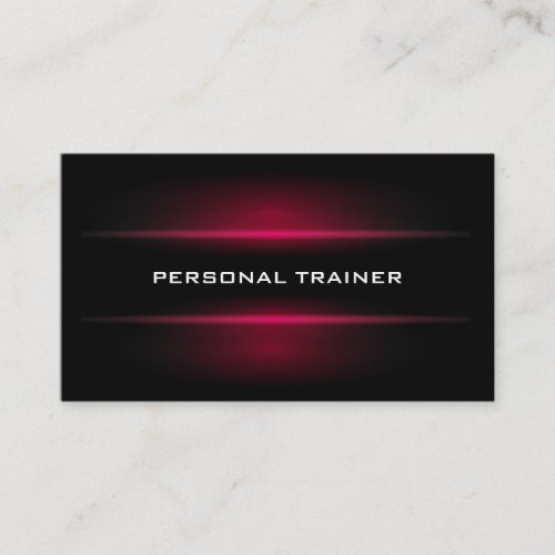 Elegant Personal Trainer Business Card