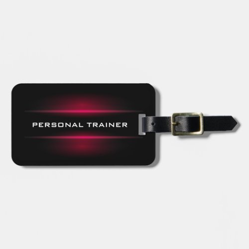 Elegant Personal Trainer Luggage Tag