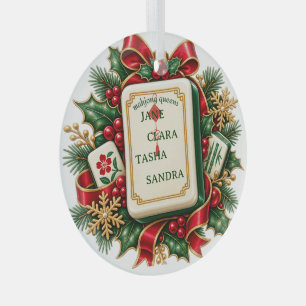 “Elegant personalised Christmas ornament