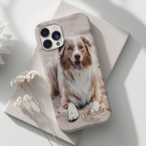 Elegant Personalised Pet Photo Dog Photo iPhone 13 Pro Max Case