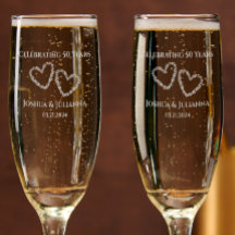 Elegant Personalized 50th Wedding Anniversary Gift