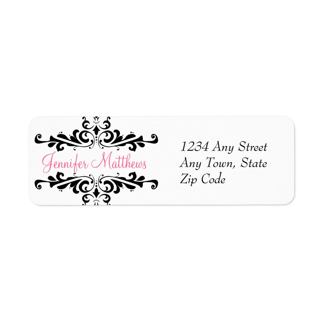 Elegant Personalized Address Labels 