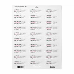 Elegant Personalized Address Labels Swirls | Zazzle