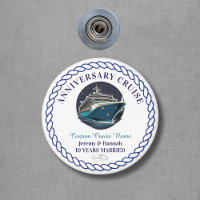 Elegant Personalized Anniversary Cruise Cabin Door