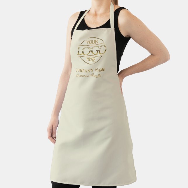 Elegant Personalized Apron Logo Custom Uniform (Insitu)